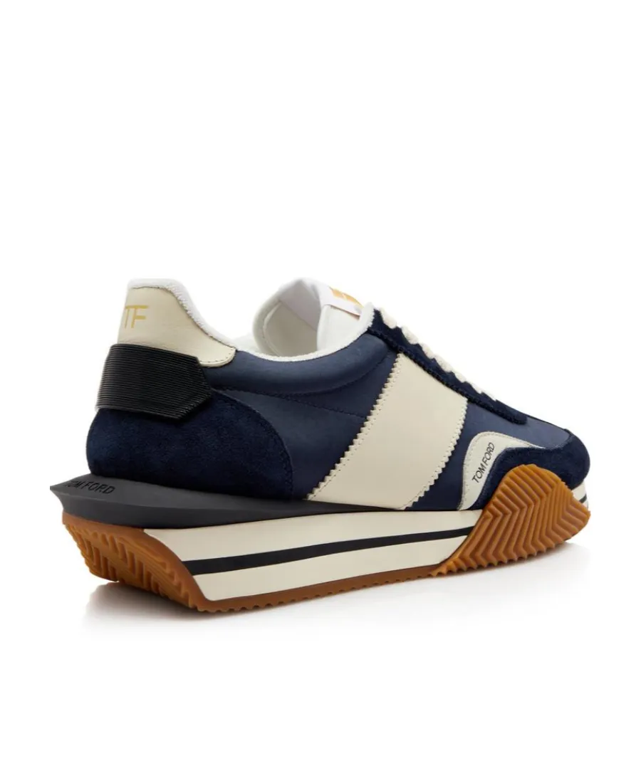 Tom Ford James Almond Toe Flatform Sneakers