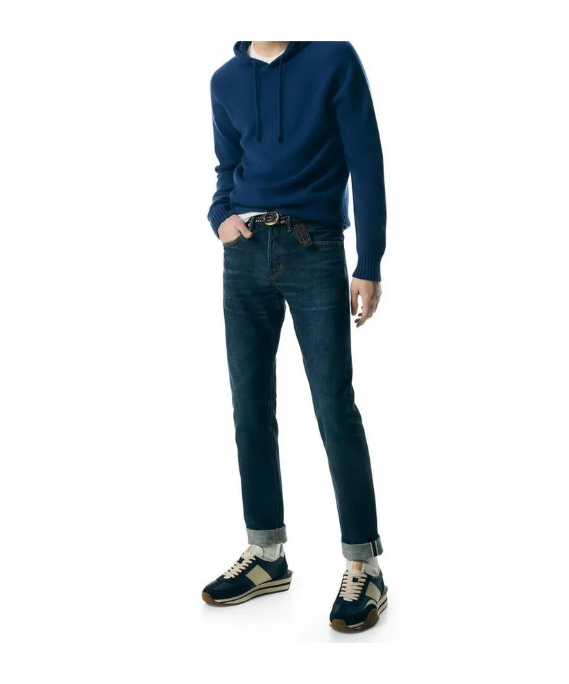 Tom Ford James Almond Toe Flatform Sneakers