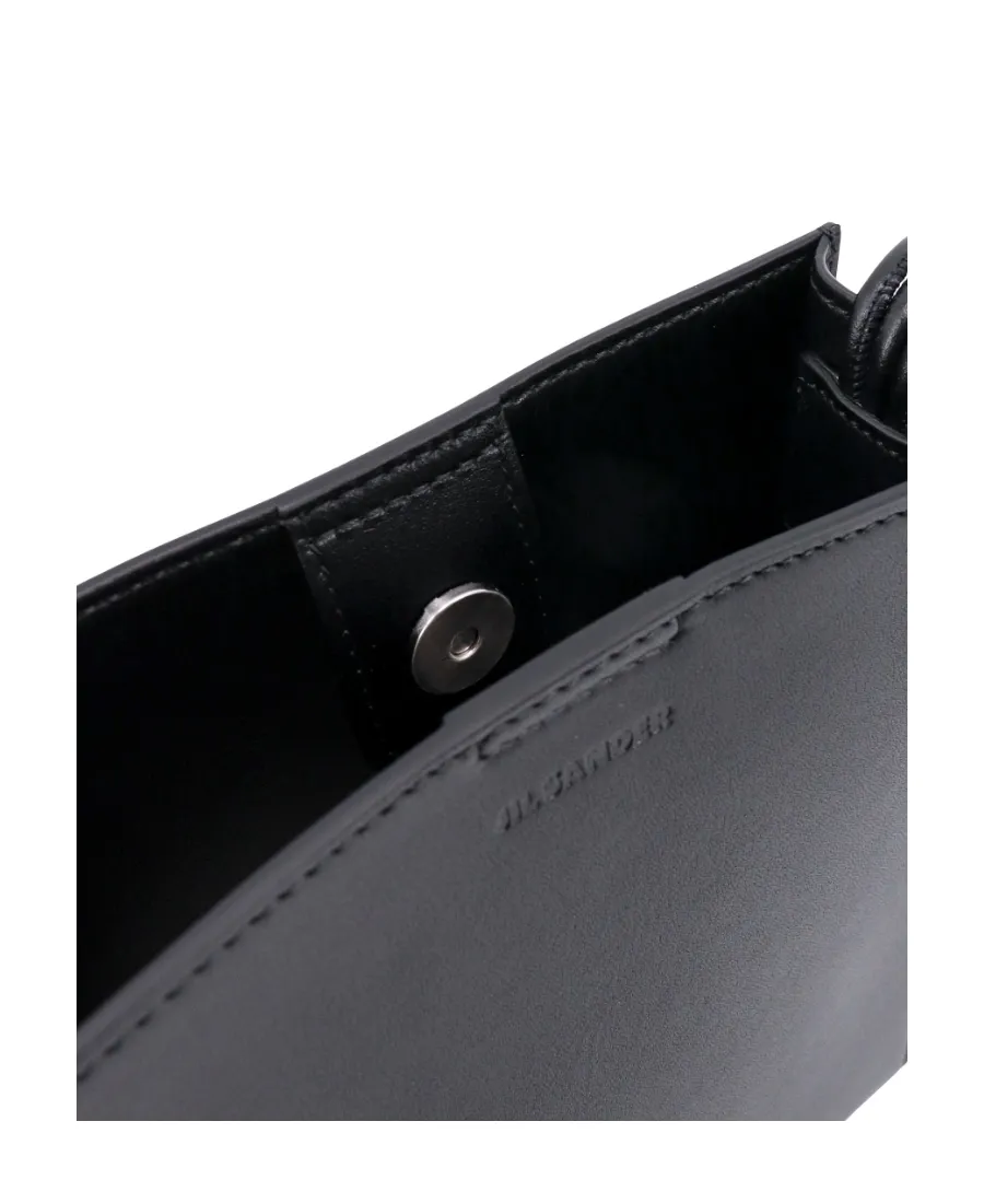 Jil Sander Tangle Logo Detailed Shoulder Bag