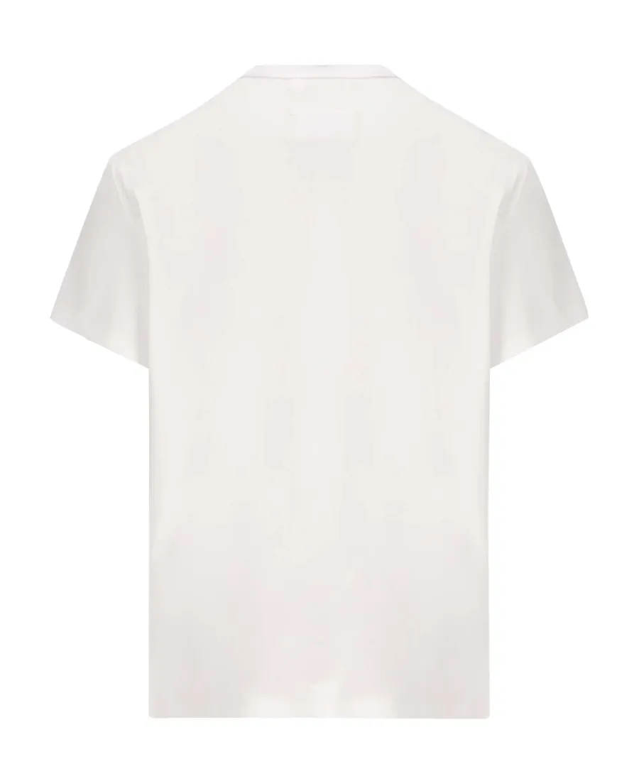 Maison Margiela Logo Embroidered Crewneck T-Shirt