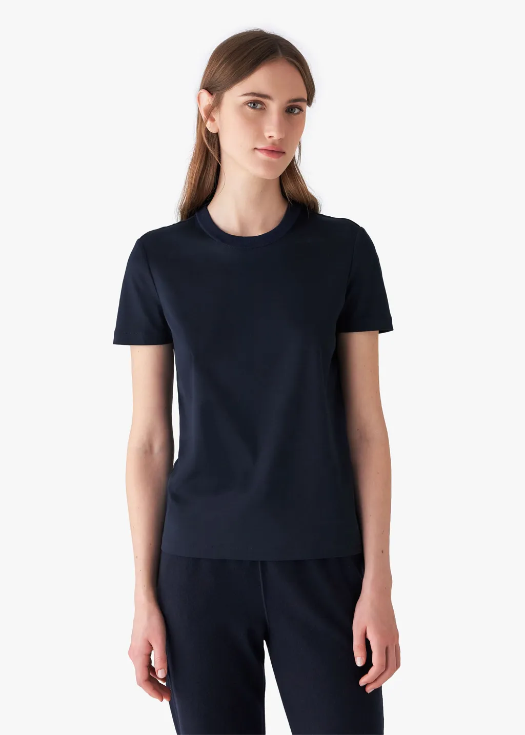 Crew-Neck Cotton T-Shirt