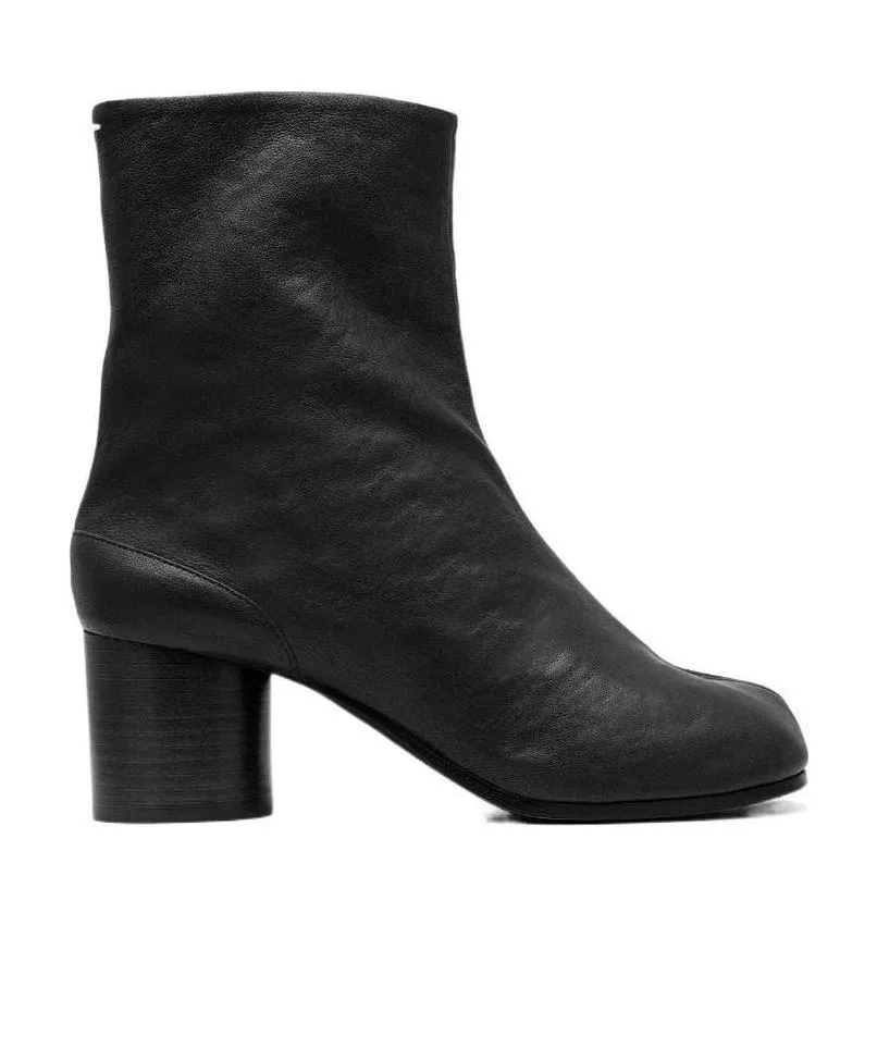 Maison Margiela Tabi Toe Block Heeled Ankle Boots