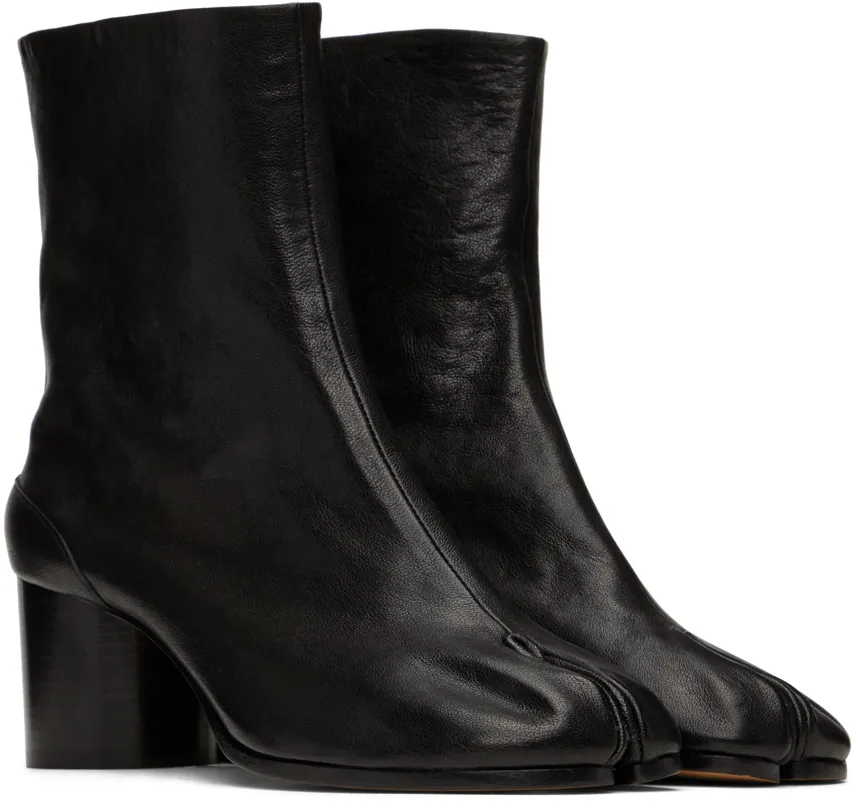 Maison Margiela Tabi Toe Block Heeled Ankle Boots