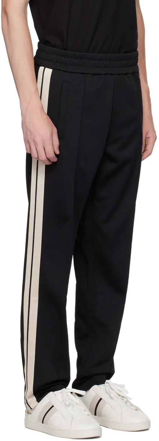 Palm Angels Logo Embroidered Straight-Leg Pants