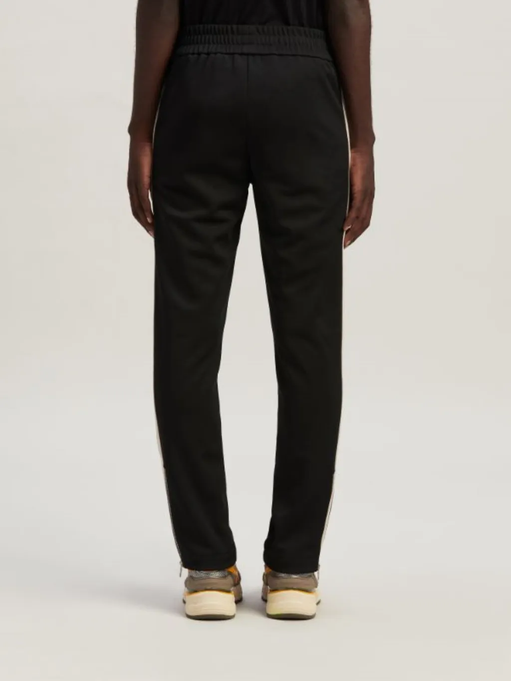 Palm Angels Logo Embroidered Straight-Leg Pants