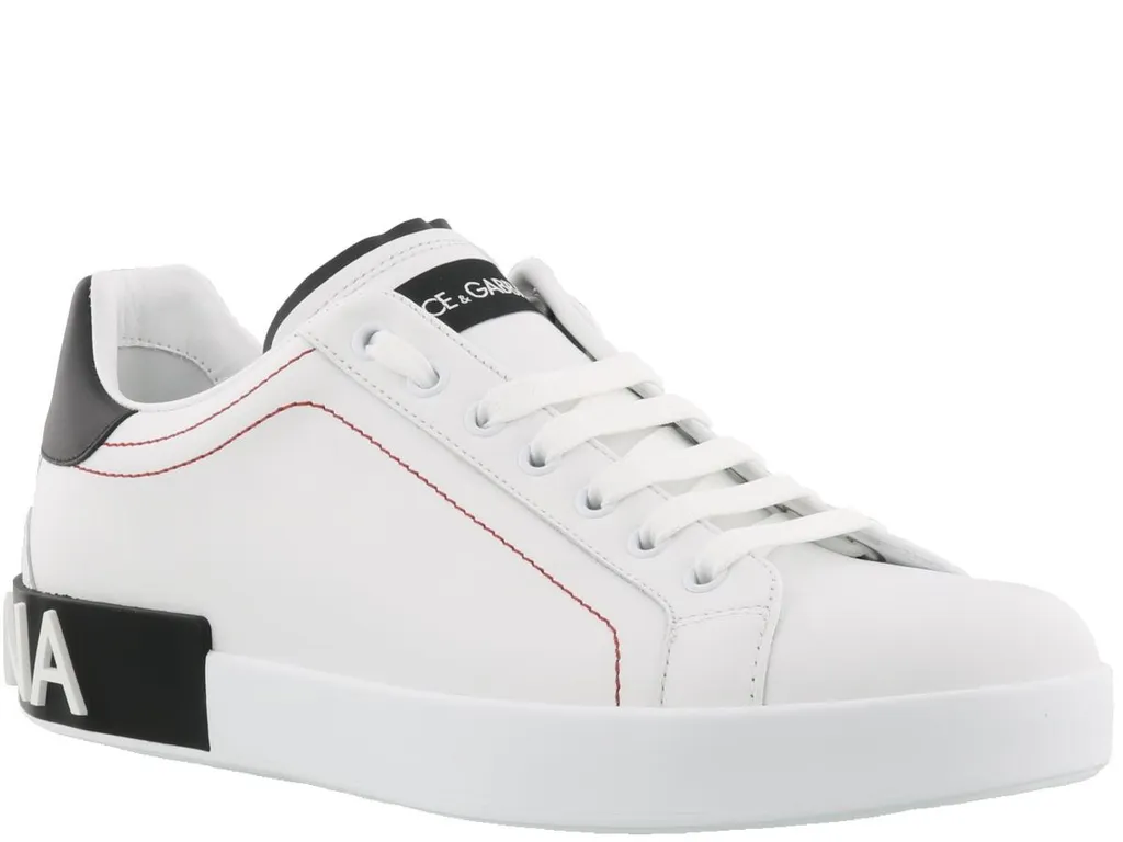 Dolce & Gabbana Portofino Lace-Up Sneakers