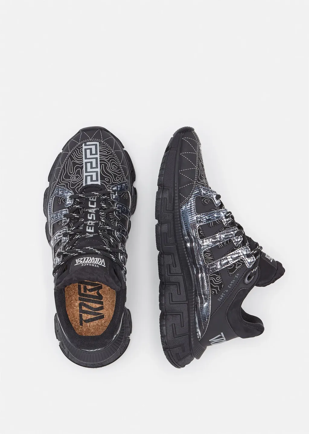 Versace Trigreca Lace-Up Sneakers