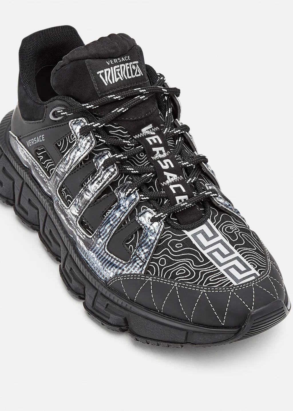 Versace Trigreca Lace-Up Sneakers
