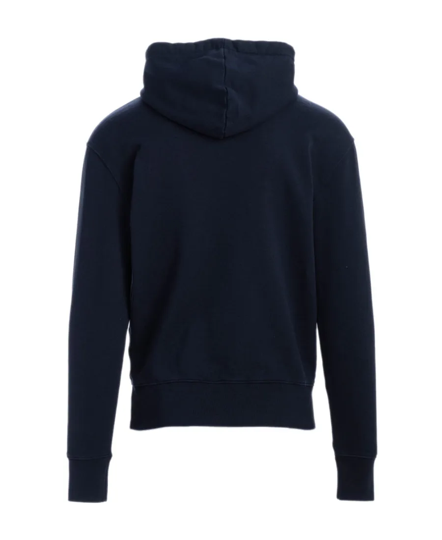 Maison Kitsuné Fox Patch Drawstring Hoodie
