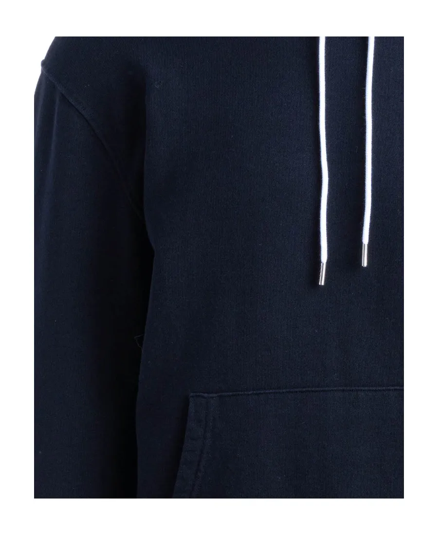 Maison Kitsuné Fox Patch Drawstring Hoodie