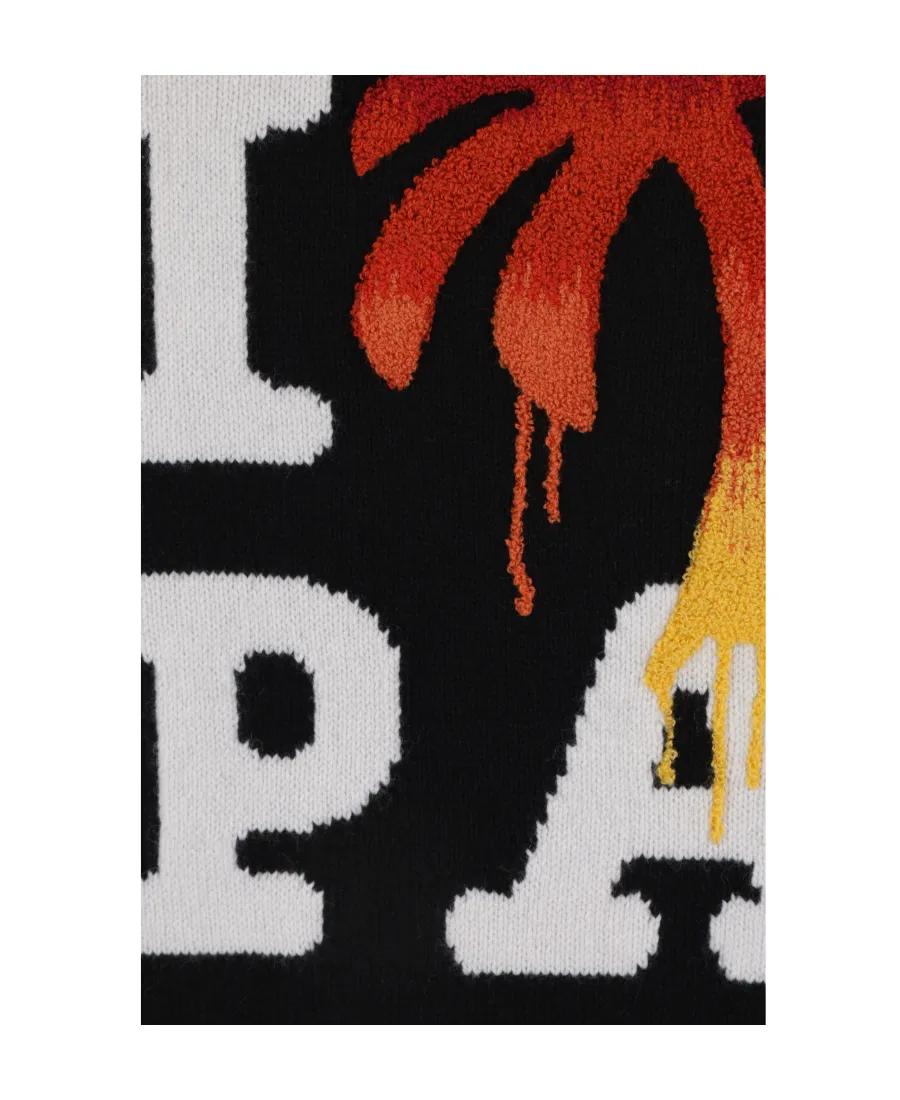 Palm Angels I Love Pa Crewneck Knitted Jumper