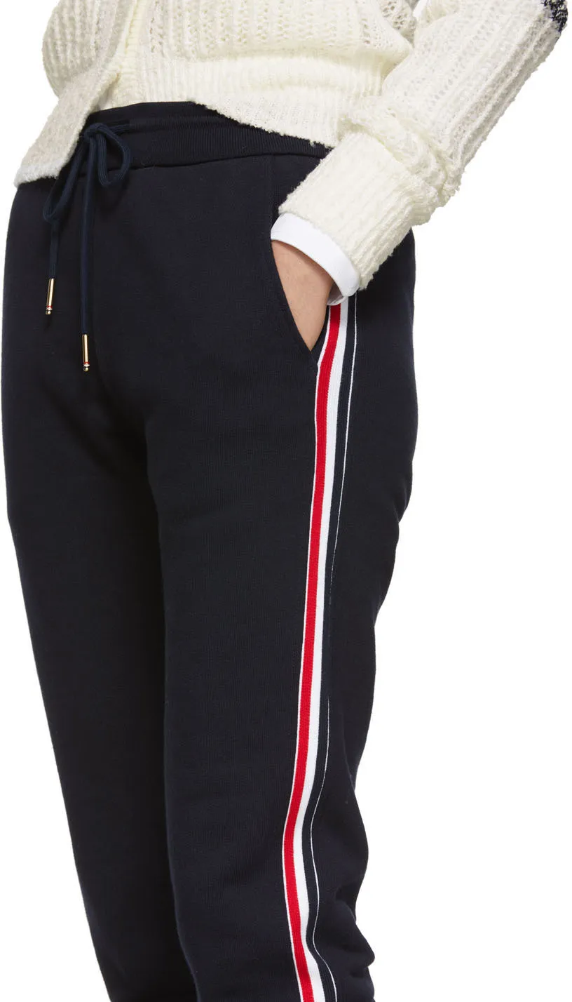 Thom Browne Classic Loopback Stripe Sweatpants