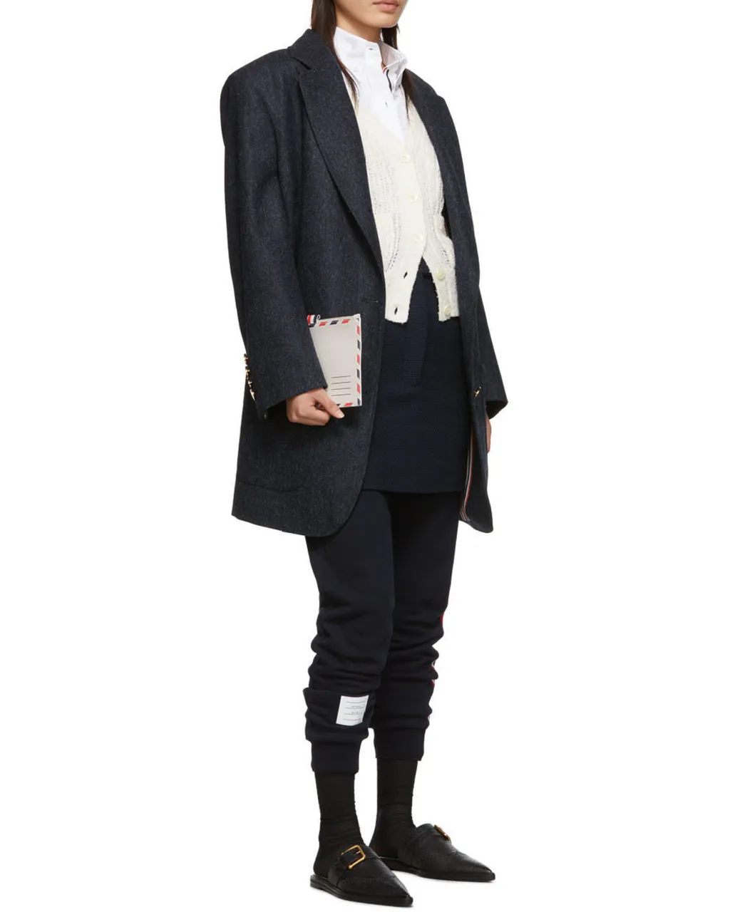Thom Browne Classic Loopback Stripe Sweatpants