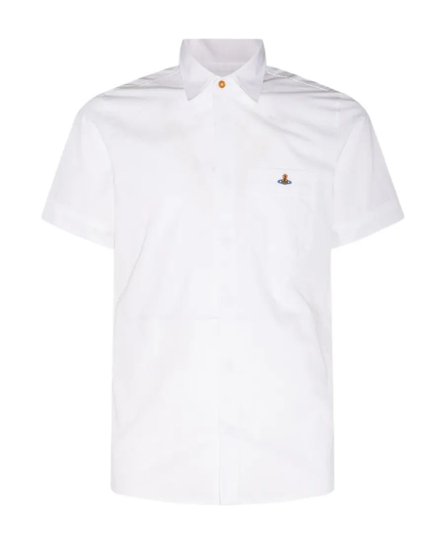 Vivienne Westwood Orb Embroidered Short-Sleeved Shirt