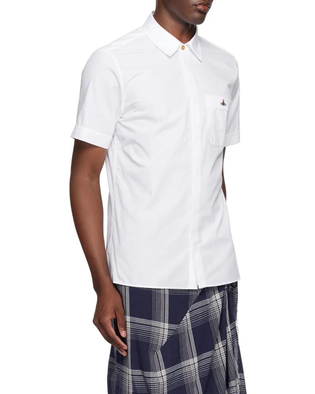 Vivienne Westwood Orb Embroidered Short-Sleeved Shirt