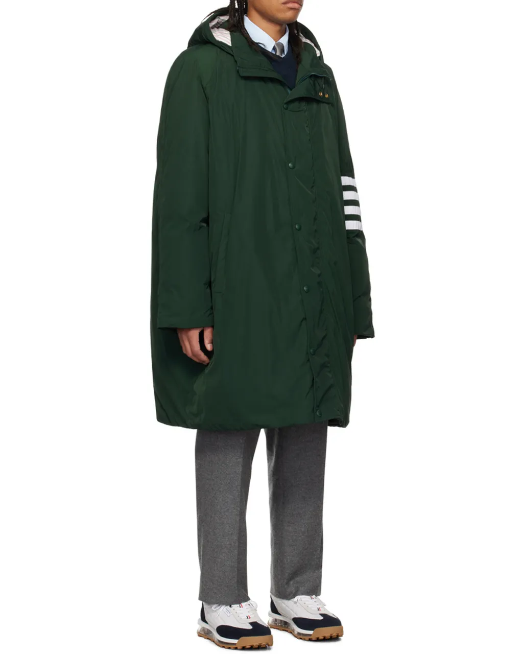 Thom Browne Long Sleeved 4-Bar Parka