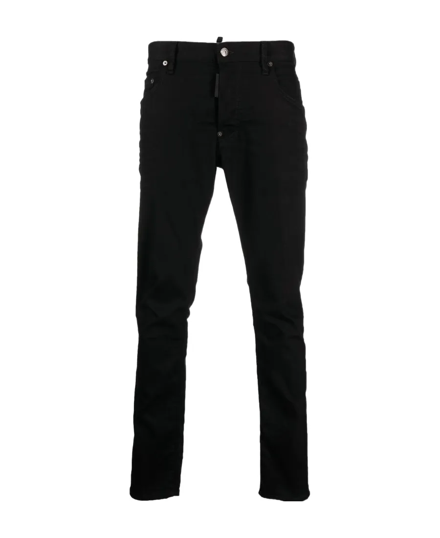 Dsquared2 Logo Patch Slim-Fit Jeans