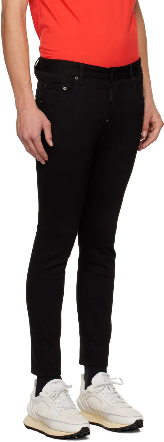 Dsquared2 Logo Patch Slim-Fit Jeans