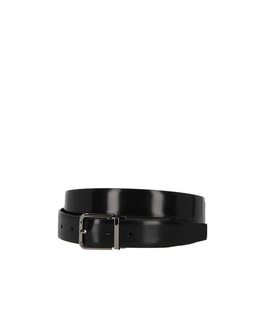 Dolce & Gabbana Logo Engraved Belt