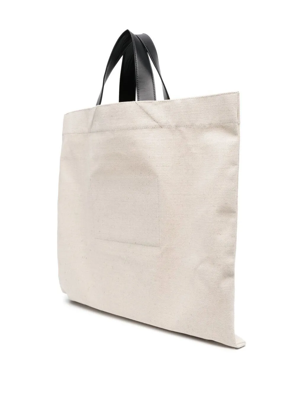 Jil Sander Logo Printed Large Tote Bag