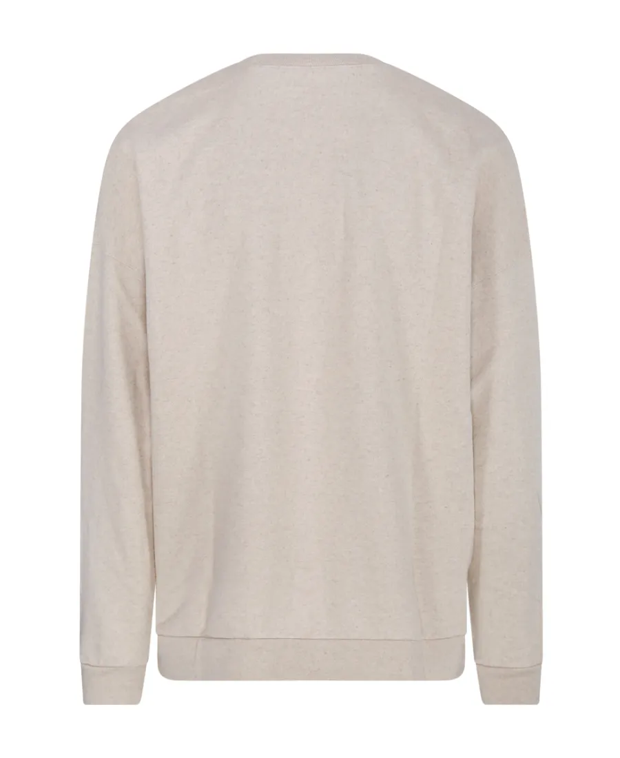Palm Angels Logo Embroidered Crewneck Sweatshirt