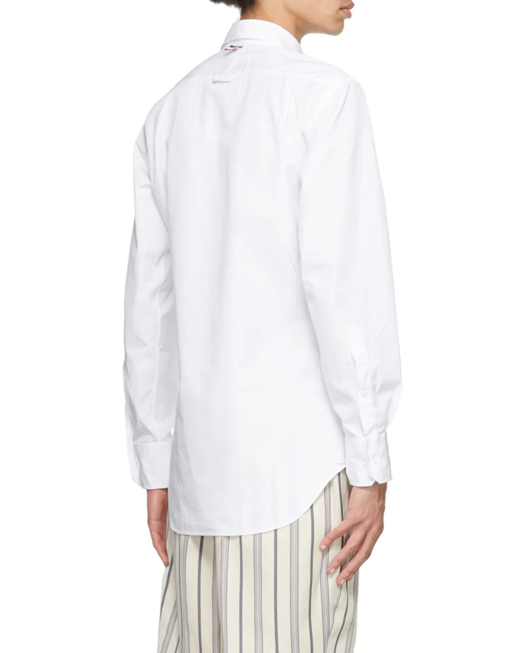 Thom Browne Rwb Detailed Long-Sleeved Shirt