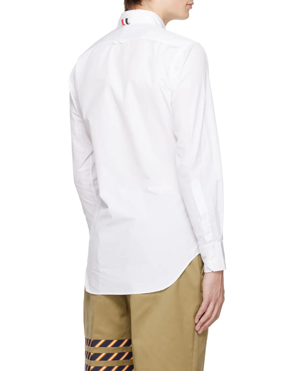 Thom Browne Rwb Detailed Long-Sleeved Shirt