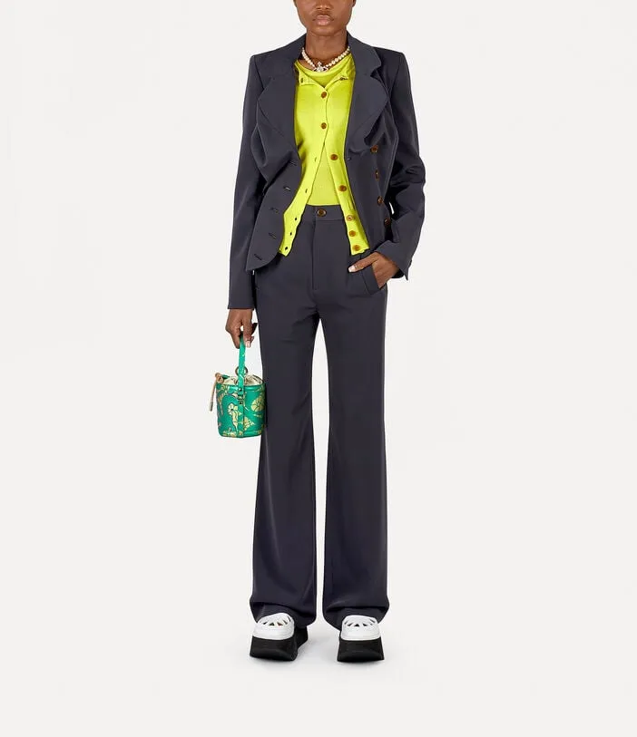 Straight-Leg Tailored Trousers