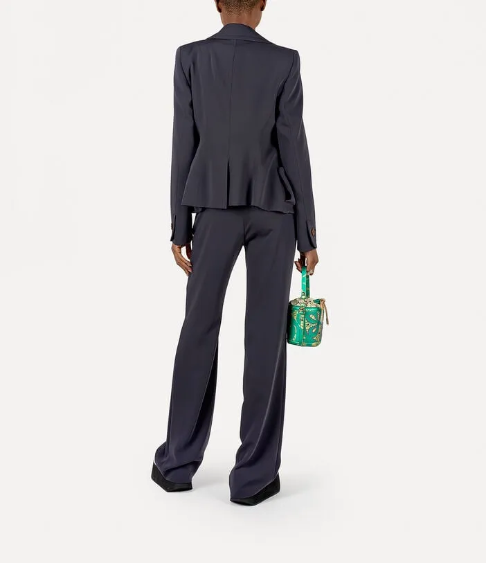 Straight-Leg Tailored Trousers