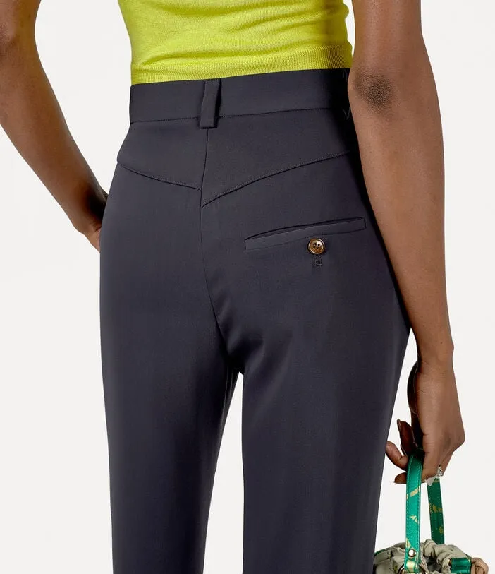 Straight-Leg Tailored Trousers