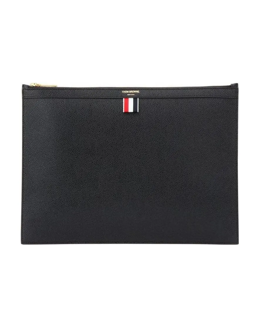 Thom Browne Logo Printed Document Holder
