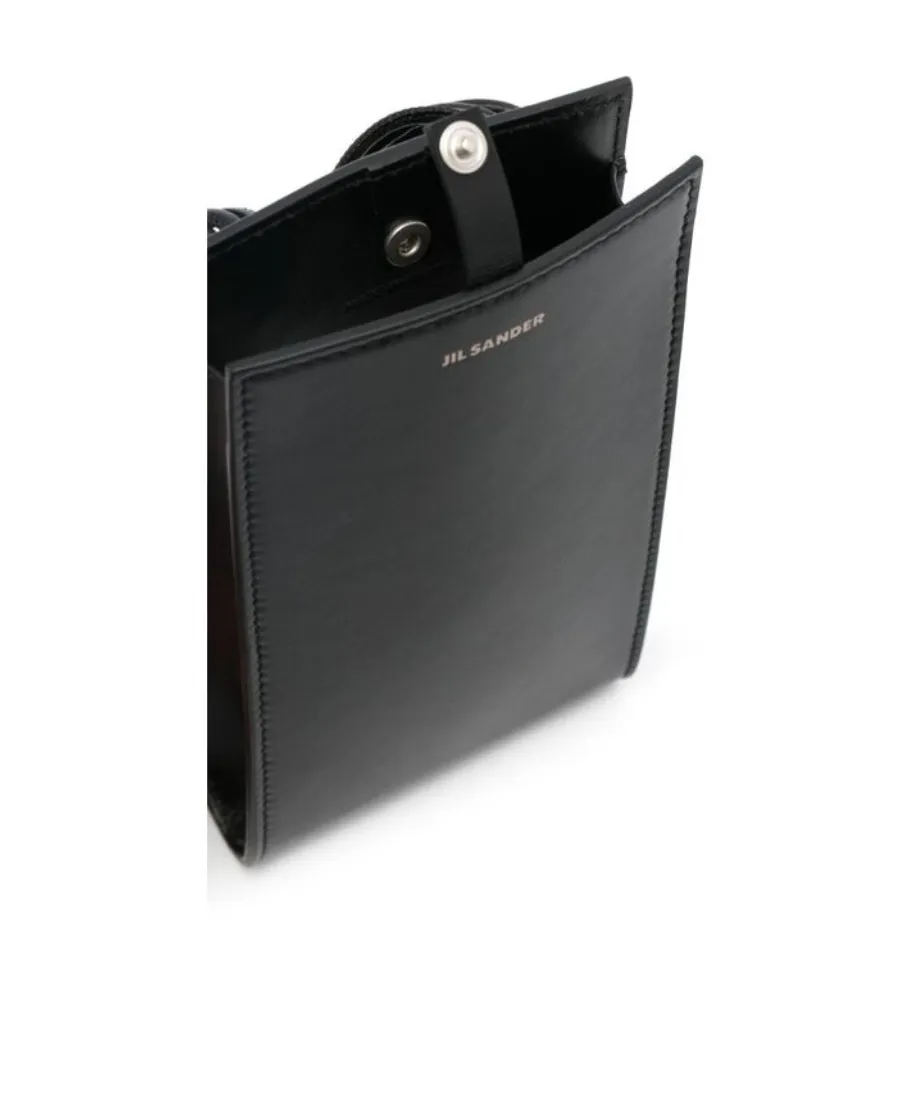 Jil Sander Logo Detailed Tangle Shoulder Bag