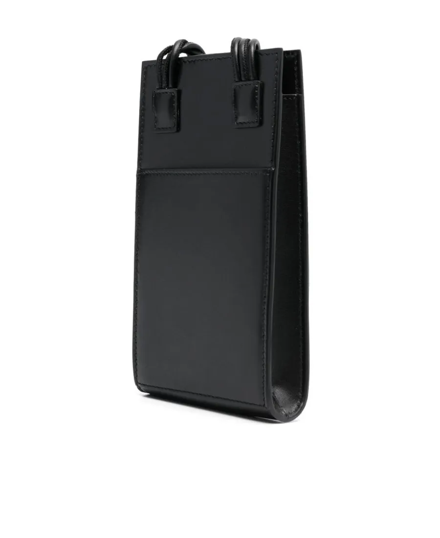 Jil Sander Logo Detailed Tangle Shoulder Bag