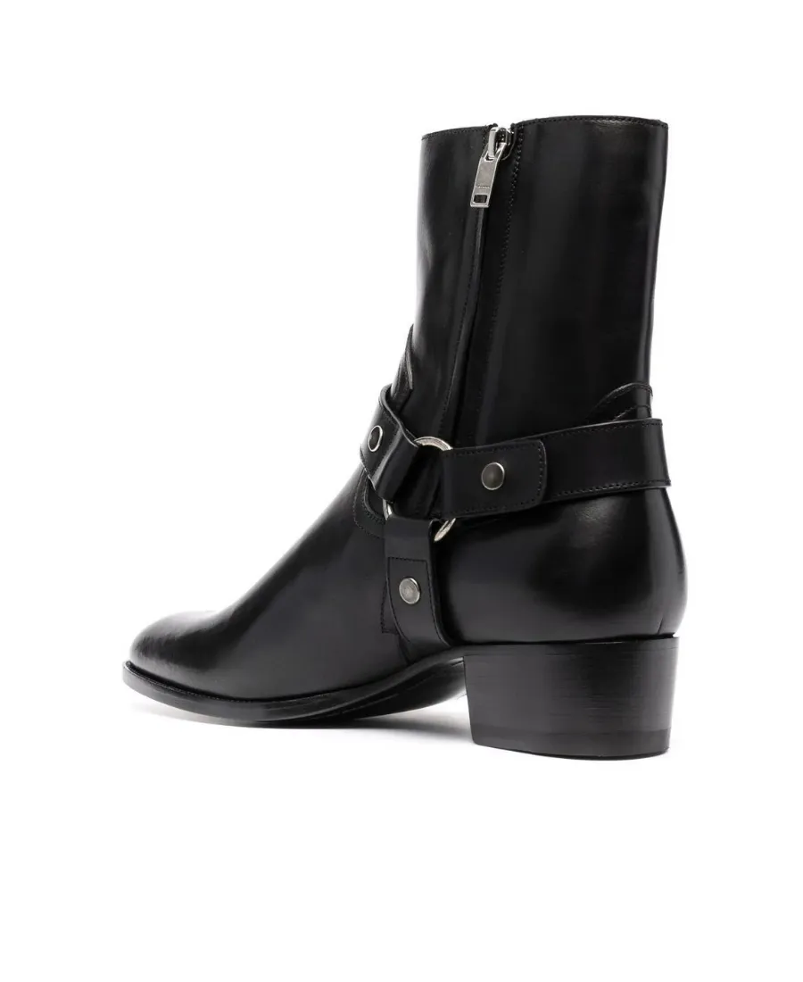Saint Laurent Wyatt Harness Boots