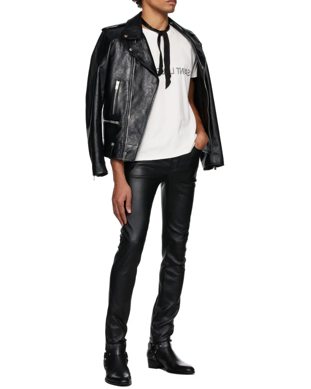 Saint Laurent Wyatt Harness Boots