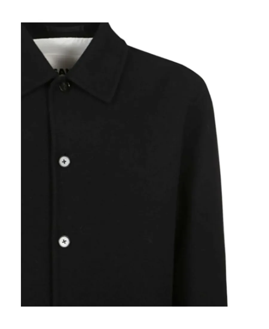 Jil Sander Long-Sleeved Buttoned Overshirt