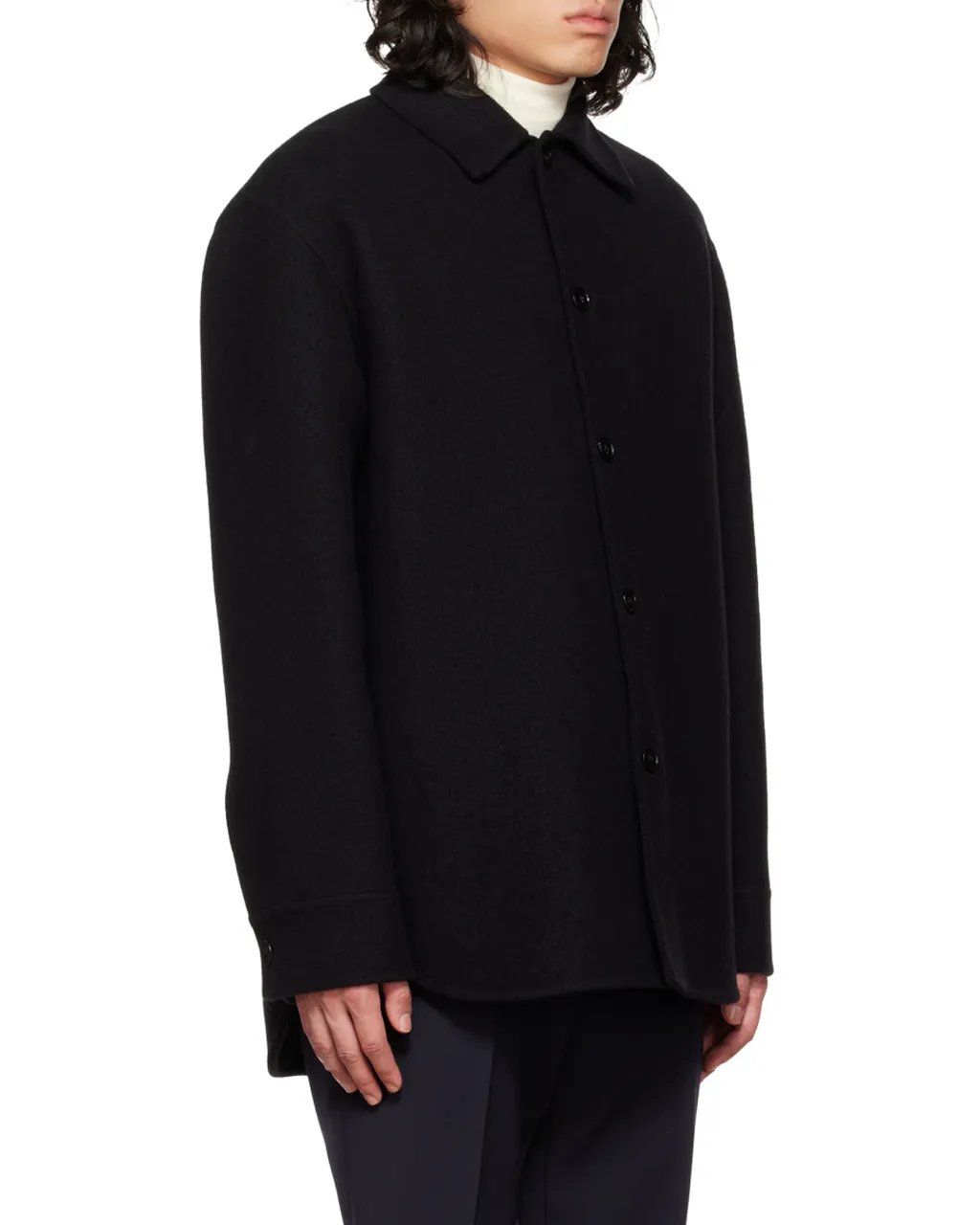 Jil Sander Long-Sleeved Buttoned Overshirt