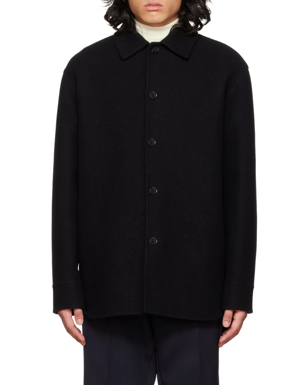Jil Sander Long-Sleeved Buttoned Overshirt