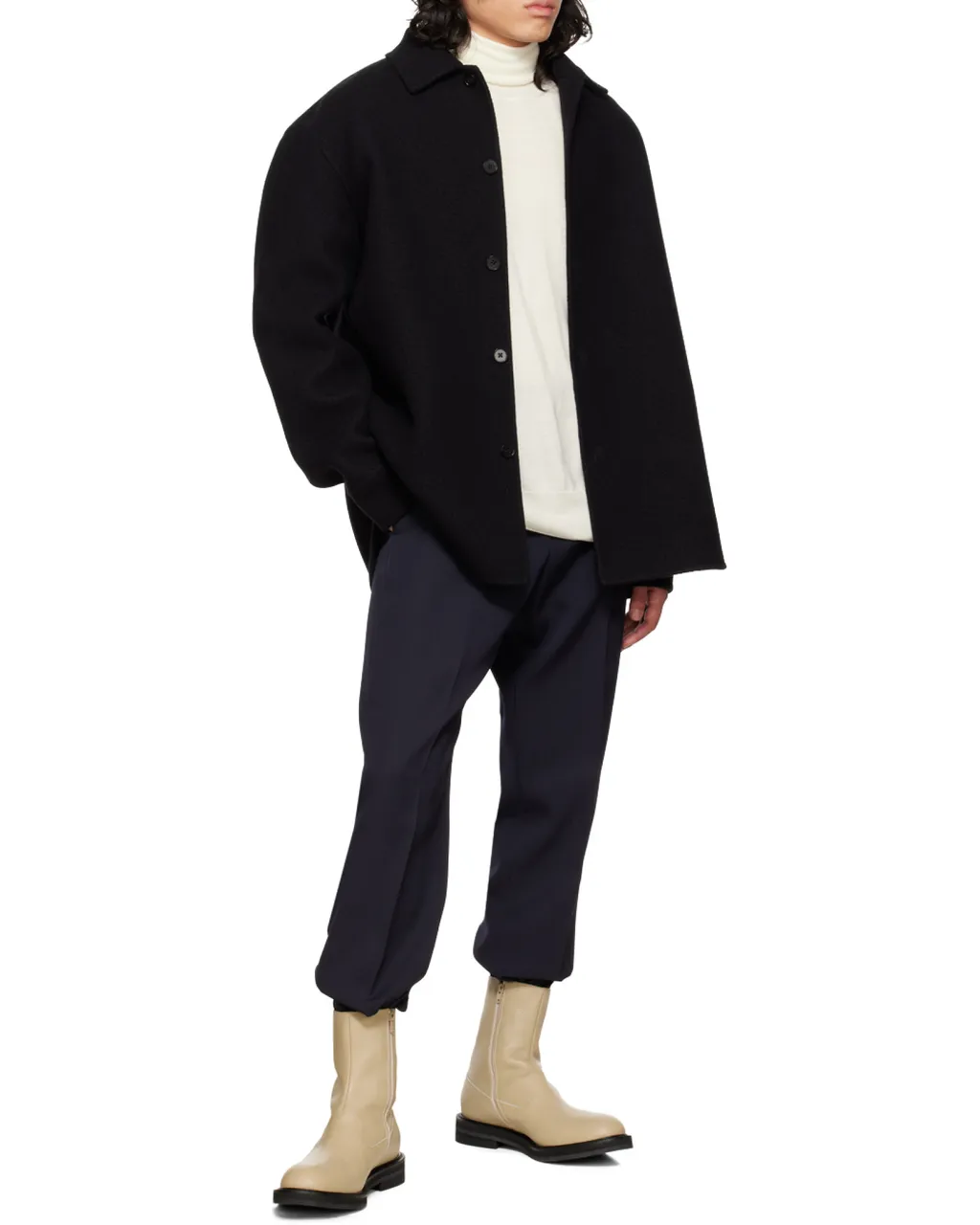 Jil Sander Long-Sleeved Buttoned Overshirt