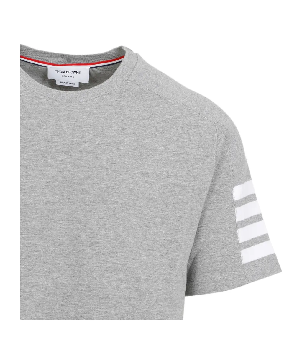 Thom Browne 4-Bar Crewneck T-Shirt
