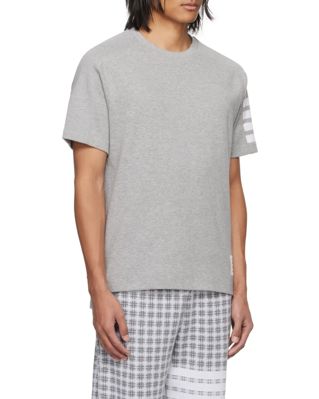 Thom Browne 4-Bar Crewneck T-Shirt
