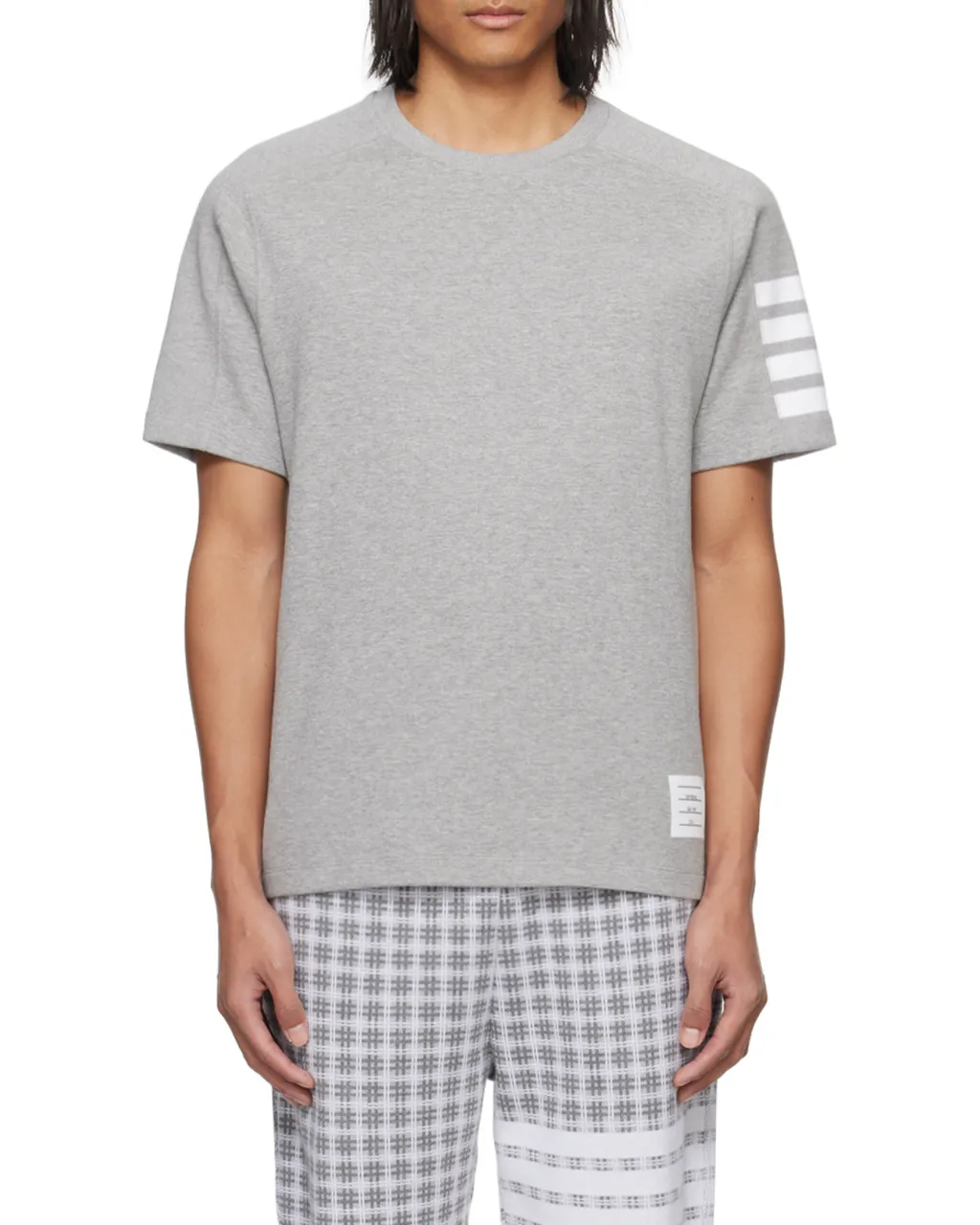 Thom Browne 4-Bar Crewneck T-Shirt