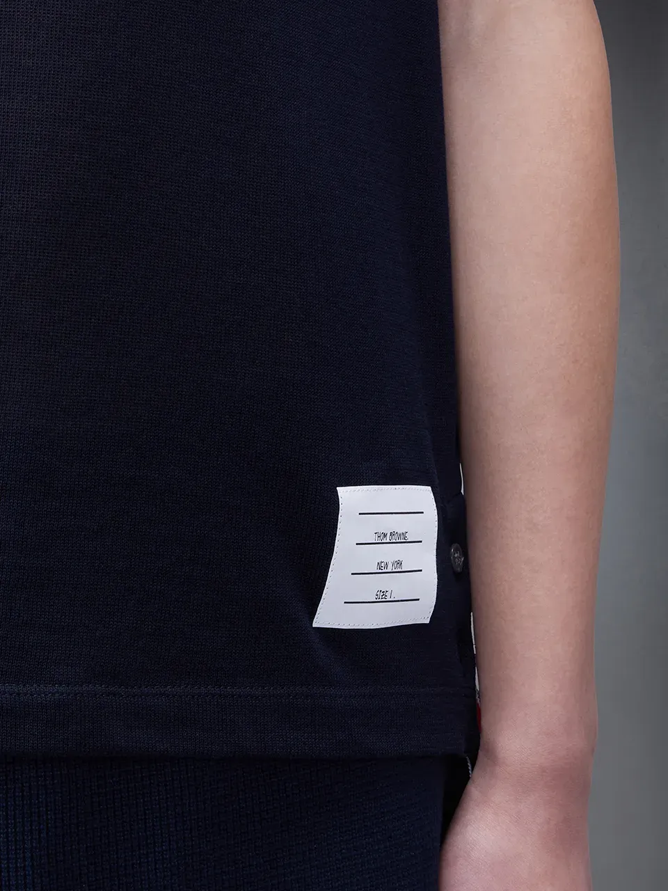 Thom Browne Stripe Detailed Crewneck T-Shirt