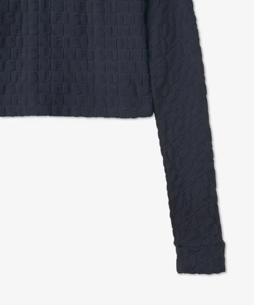 Round Collar Logo Sweater