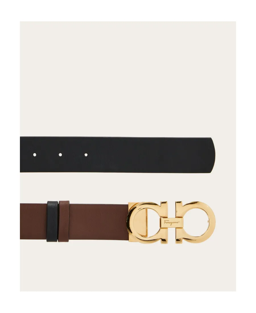 Salvatore Ferragamo Reversible Gancini Belt