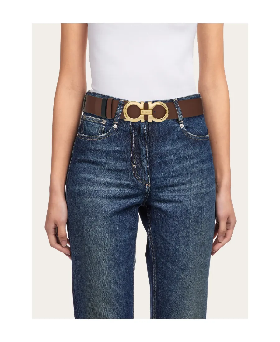 Salvatore Ferragamo Reversible Gancini Belt