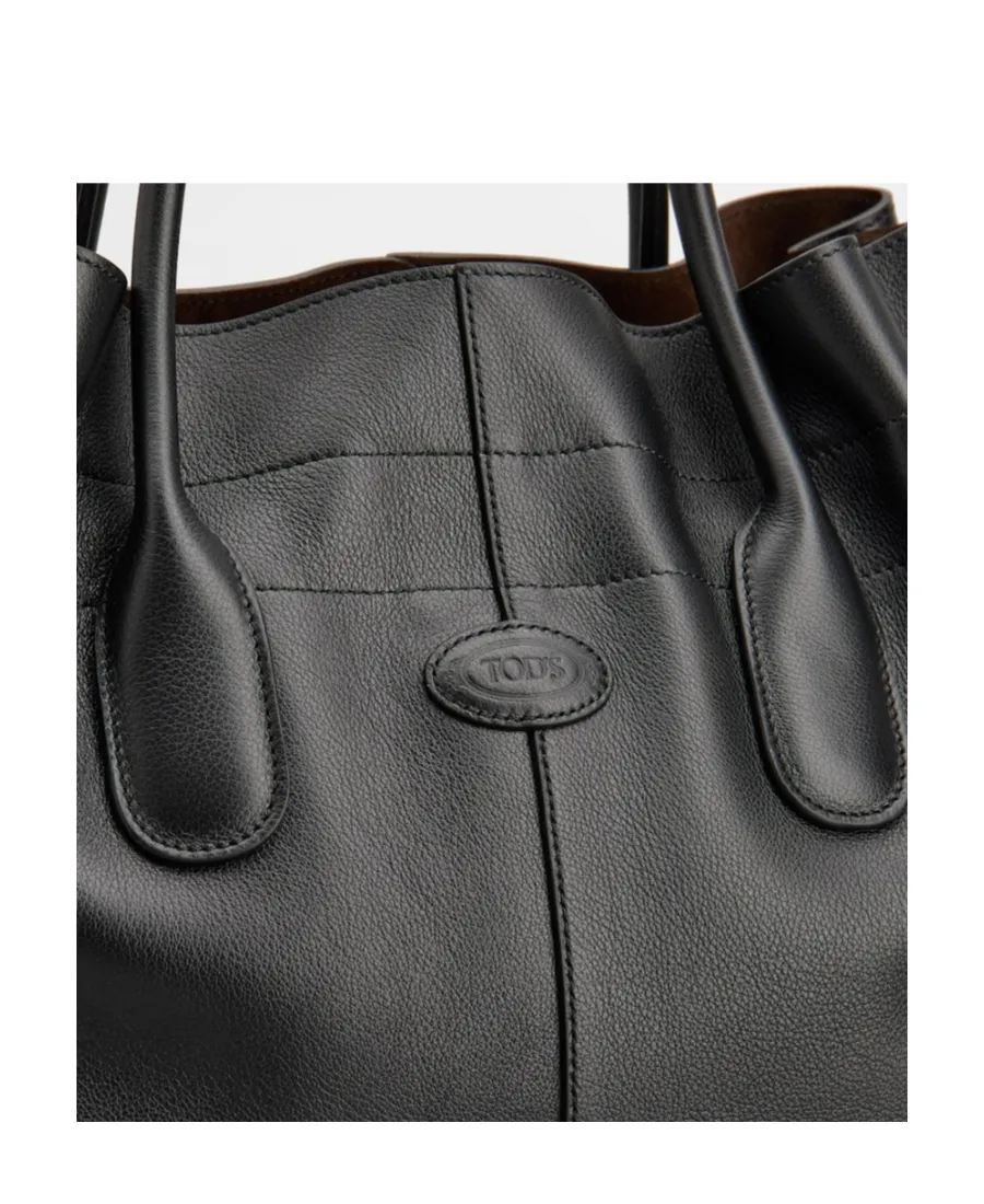Tod's Di Logo Patch Drawstring Tote Bag