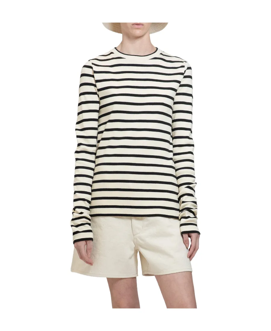 Jil Sander+ Striped Long-Sleeved T-Shirt