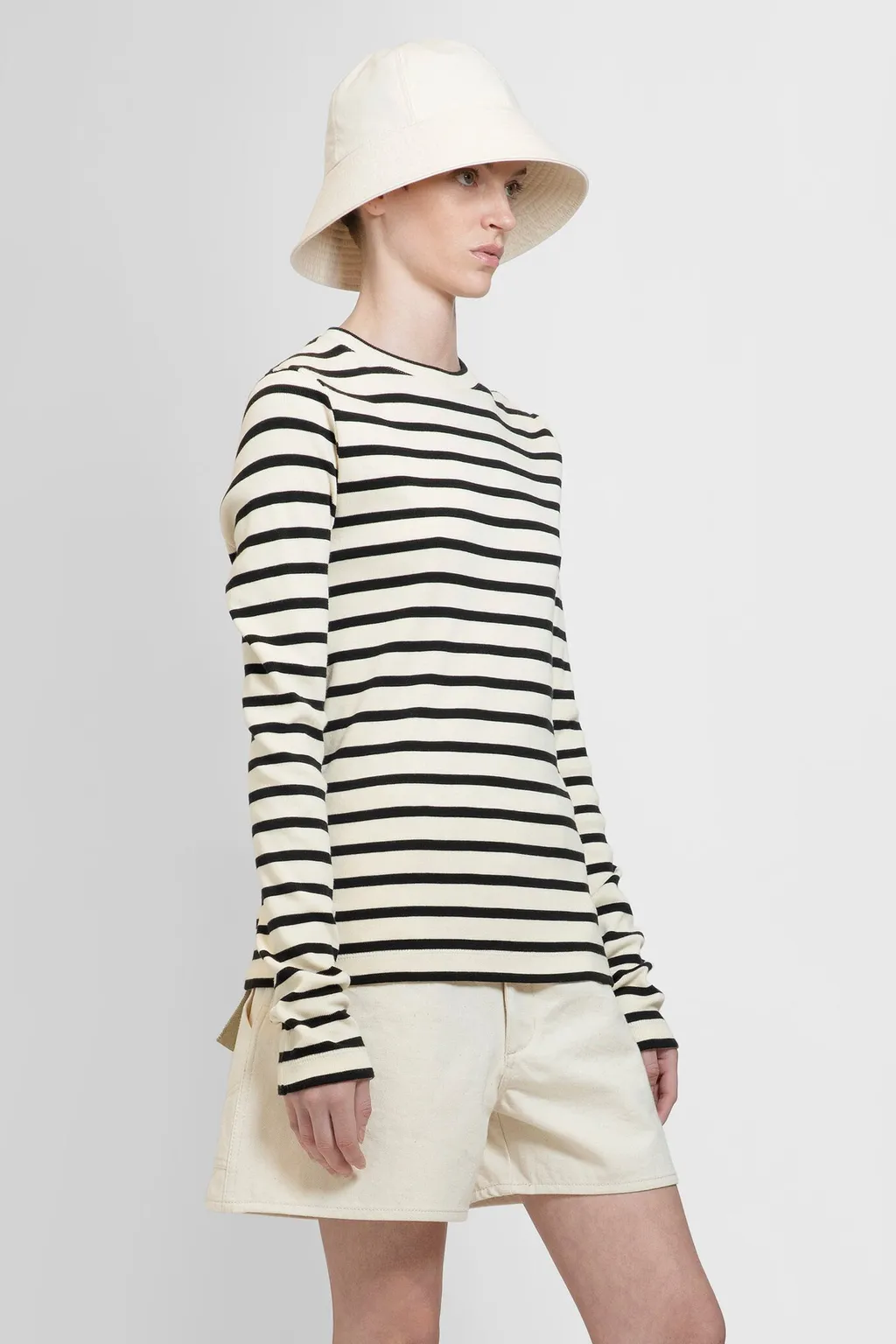 Jil Sander+ Striped Long-Sleeved T-Shirt