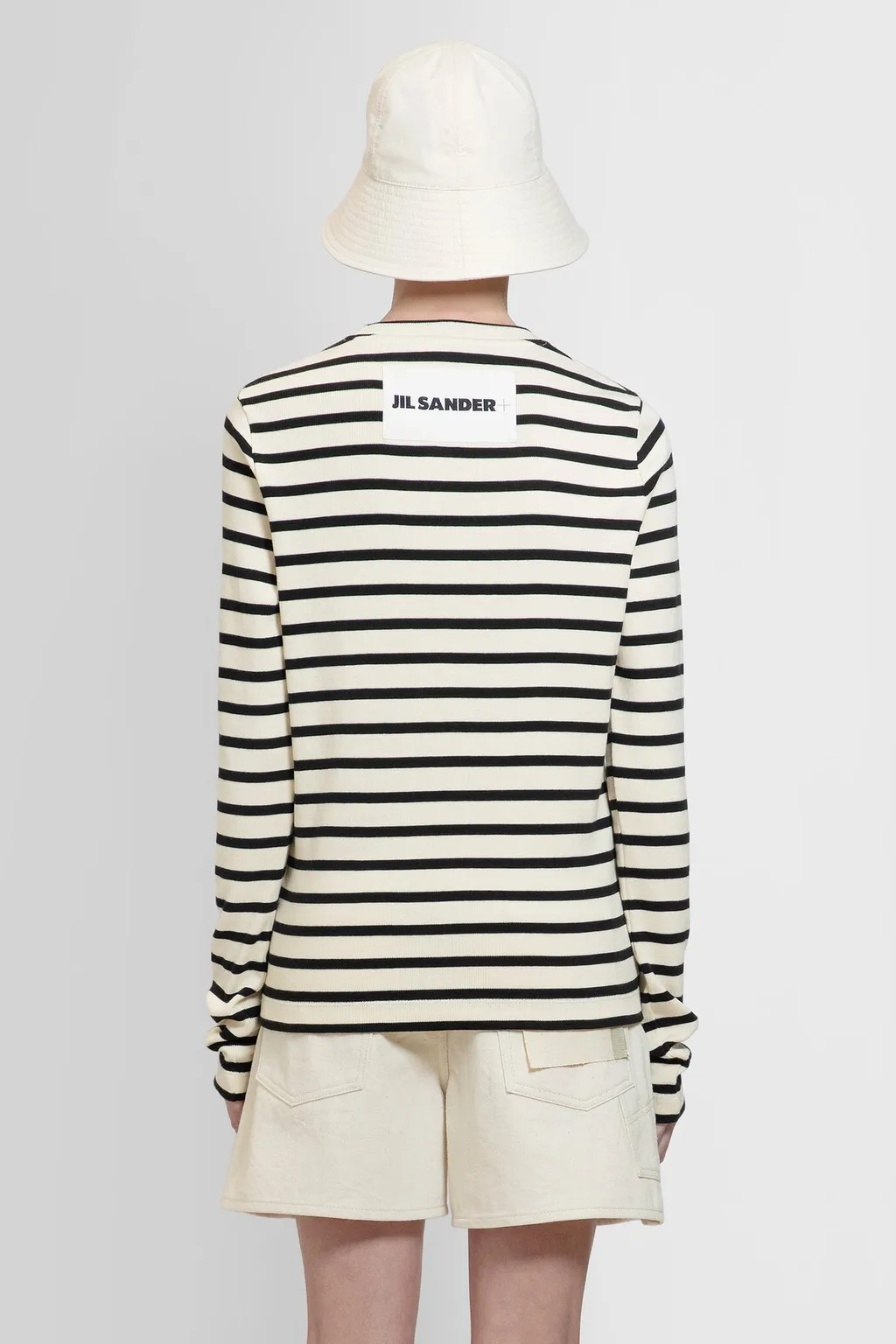 Jil Sander+ Striped Long-Sleeved T-Shirt
